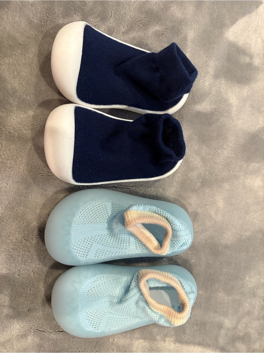Adorable and comfy slip-on sock shoes by Tiny Explorings!